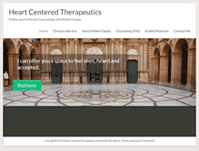 Tablet Screenshot of heartcenteredtherapeutics.com